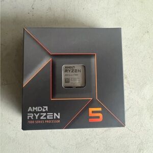 AMD Zen 4 Architecture Processor in Black and Red